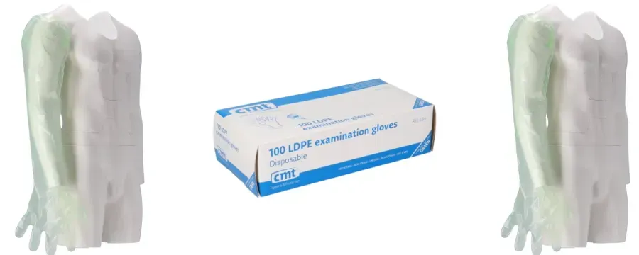 LDPE Veearts Handschoenen – 92cm Bescherming – PBMdirect.nl