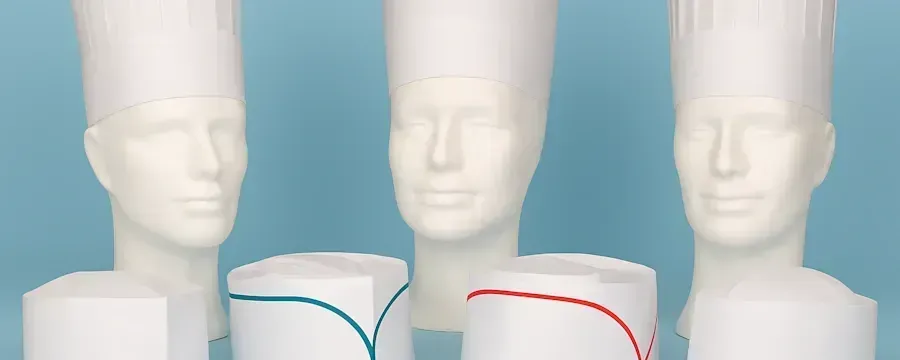 Paper Chef Hats – Food-Safe & Professional – PBMdirect.nl