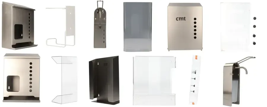 Dispensers voor Wegwerpproducten – RVS & Acryl – PBMdirect.nl